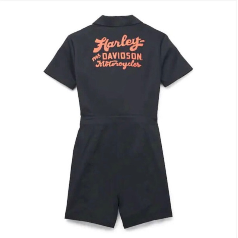 Harley Davidson Flag Girl suit